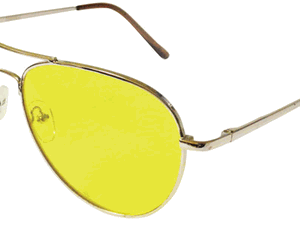 Aviator Sunglasses 2008NDSH Yellow Lens